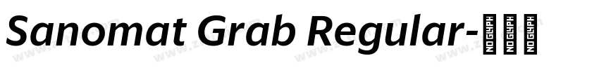 Sanomat Grab Regular字体转换